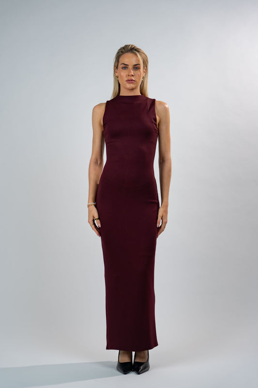 MODAL SLEEVELESS MAXI DRESS